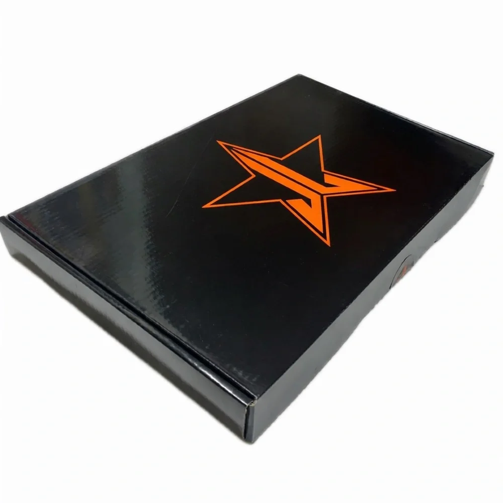 Jeffree Star Black Orange Star Hand Mirror Halloween Mystery Box NIB